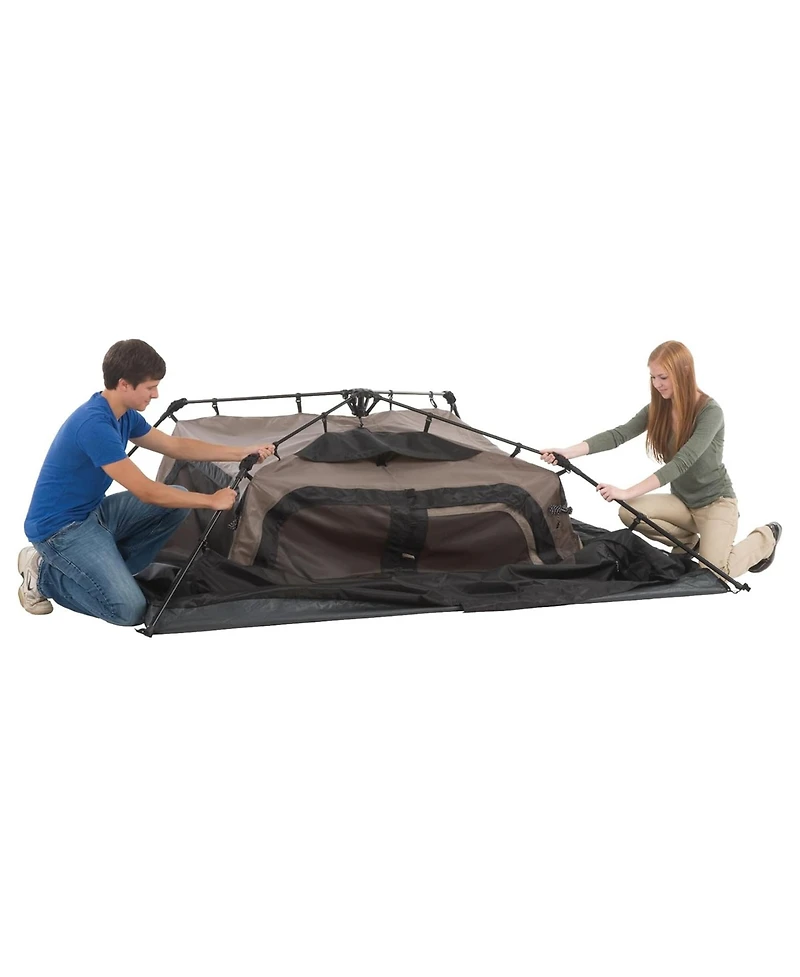 Coleman Instant Camping Tent, Large Durable Shelter with Poles and Carry Bag