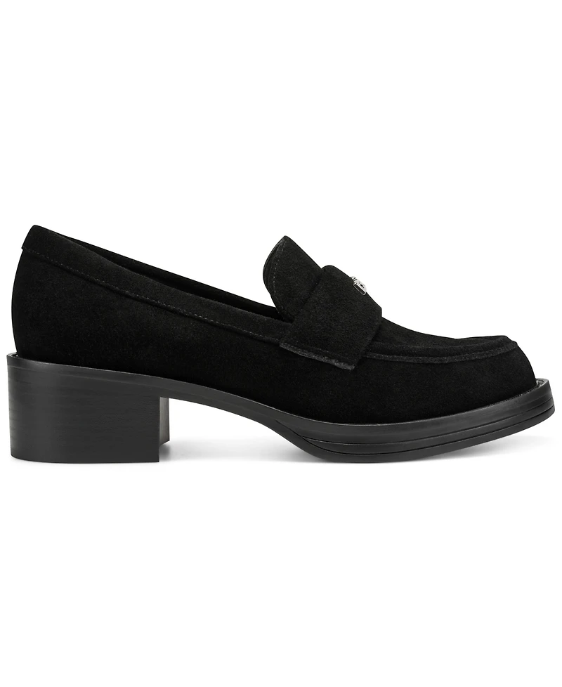 Dkny Civelli Heeled Round Toe Slip-on Loafers