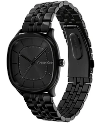 Calvin Klein Men's Ck Shape Black Ip Stainless Steel Bracelet Watch 37mm