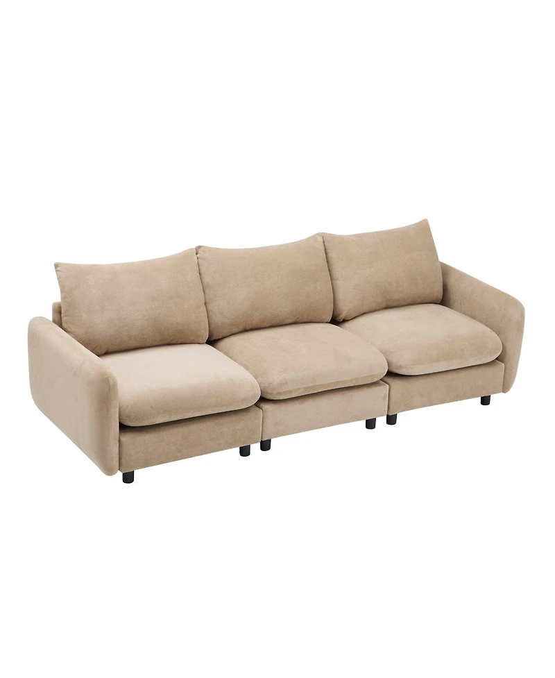 Streamdale Furniture 99 in. 3-Piece Modular Free Combination Sectional Sofa Couch