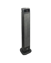 Good Housekeeping 30" Ceramic Tower Space Heater with Remote, Oscillating