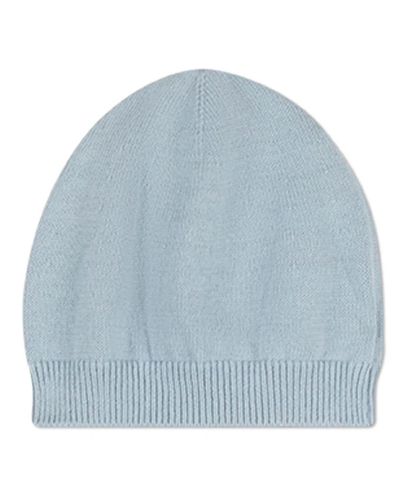 MeMoi Baby Ribbed 100% Cotton Fine-Gauge Knit Beanie with Chunky Rib Trim