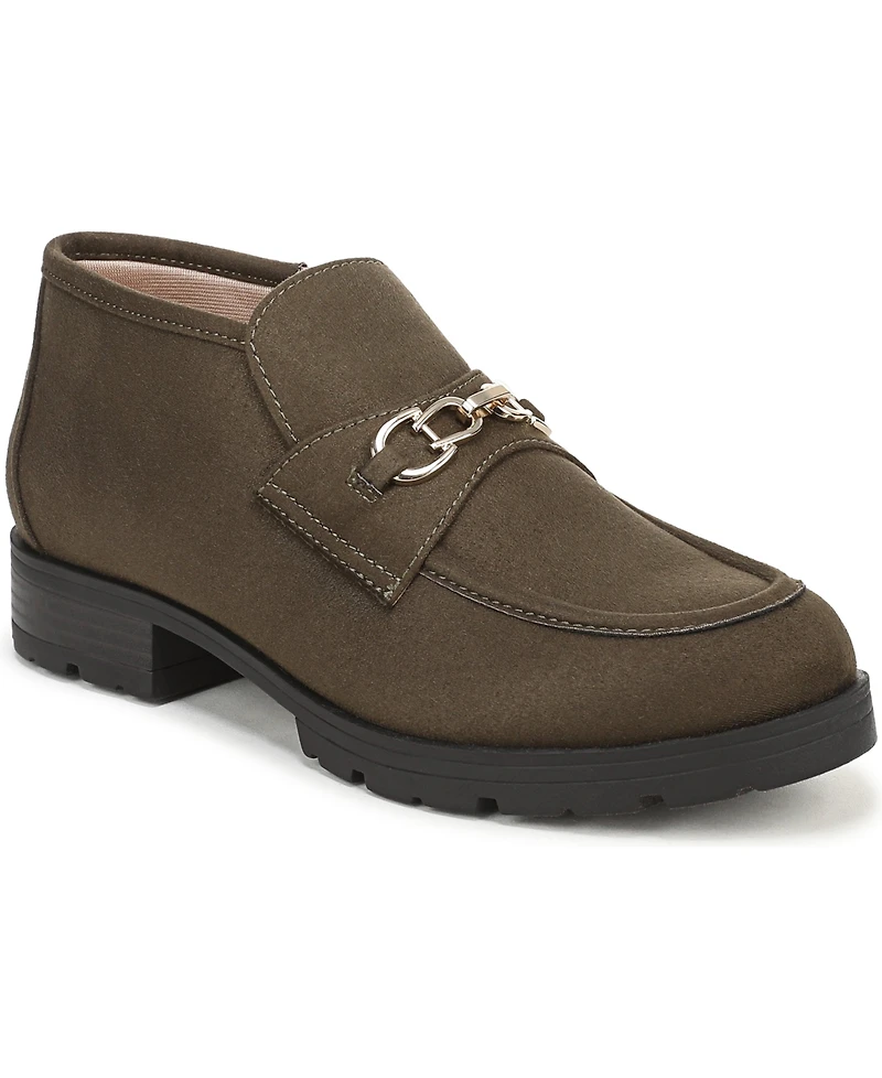 LifeStride Women's Leila Chukka Almond Toe Short Boots