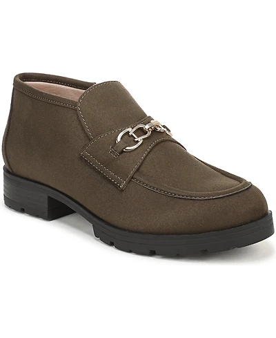 LifeStride Women's Leila Chukka Almond Toe Short Boots