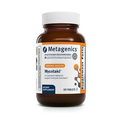 Metagenics Mycotaki - Immune Support for System Under Occasional Stress - With Reishi, Shiitake, Fu-Ling, Turkey Tail, Cordyceps