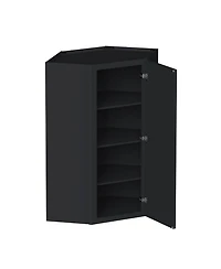 Boyel Living 42 Inch Hight Wall Diagonal Corner Cabinets, Ready to Assemble Kitchen Cabinet with Solid Wood Frame, Soft-Close Slides and Hinge