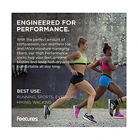 Feetures Men's High Performance Ultra Light Ankle Sock - No Show Socks for Women & Men with Heel Tab - Medium