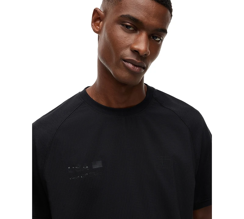Tommy Hilfiger Men's Us Stealth Sailing Crewneck T-Shirt