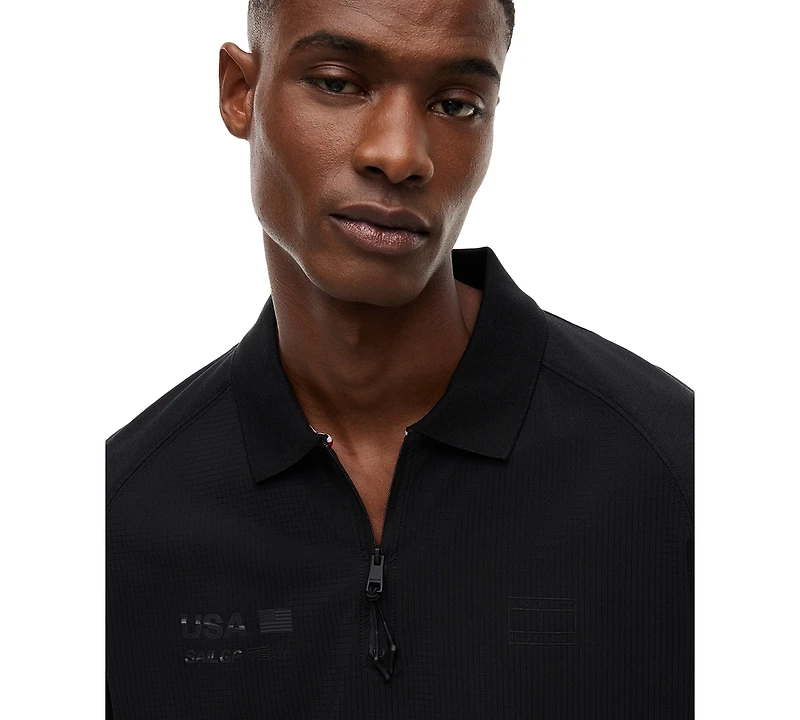 Tommy Hilfiger Men's Stealth Performance Collared Polo Shirt