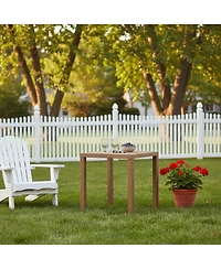 Clihome Outdoor Square Side Table Patio End Table