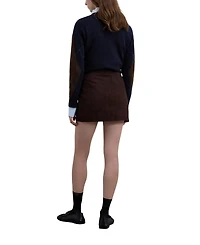 Scalpers Women's Suede midi skirt