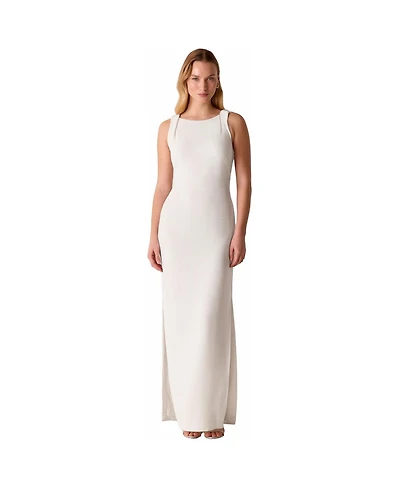 Whistles Women's Sleeveless Tie Back Maxi Dress