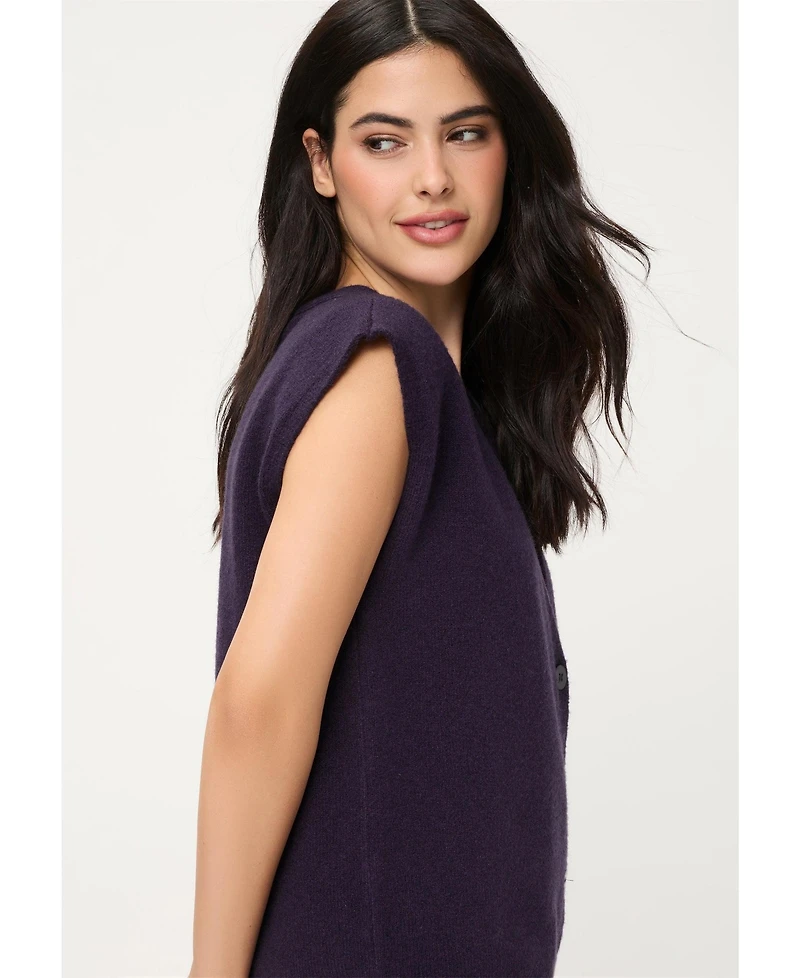 Olsen Women's Cropped Sweater Vest