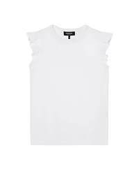 Whistles Women's Frill Sleeve Broderie Top