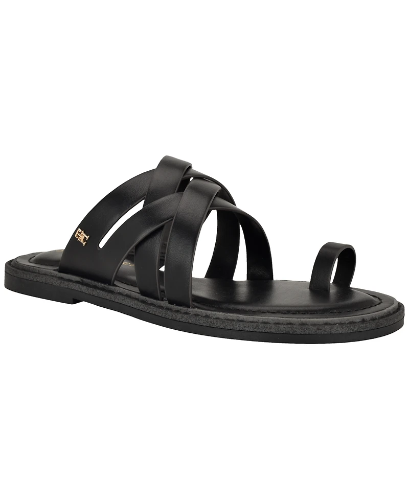 Tommy Hilfiger Women's Benett Strappy Toe Ring Sandals