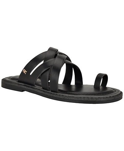Tommy Hilfiger Women's Benett Strappy Toe Ring Sandals