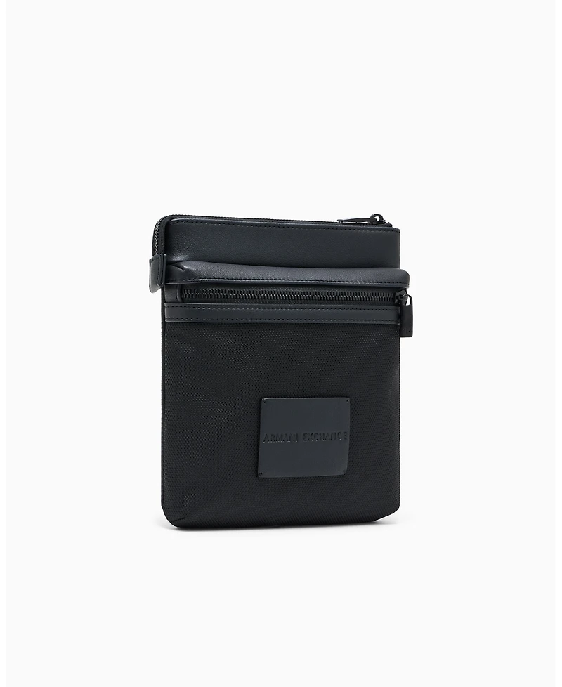 A|X Armani Exchange Men's James Flat Crossbody