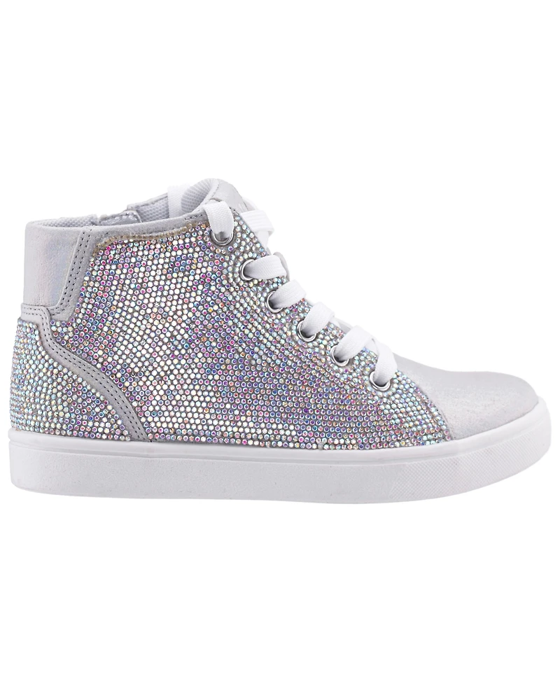 Nina Big Girls Kula Crystal High Top Sneakers