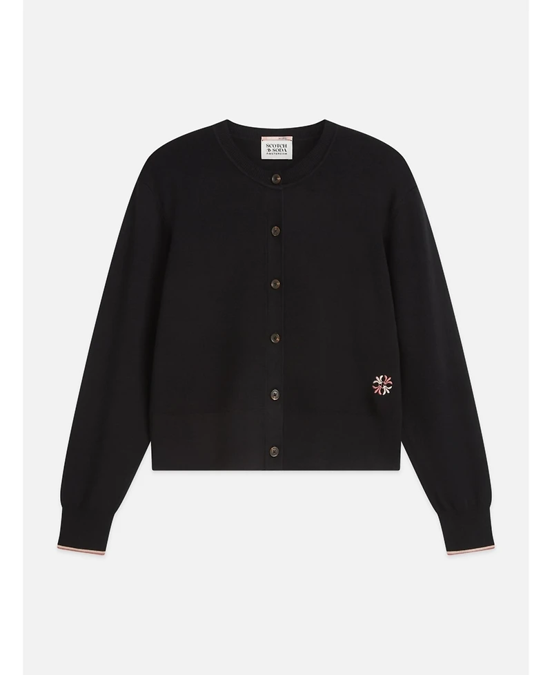 Scotch & Soda Women's and Compact Relaxed-Fit Cardigan