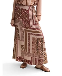 Scotch & Soda Women's and Printed Ankle Length Skirt