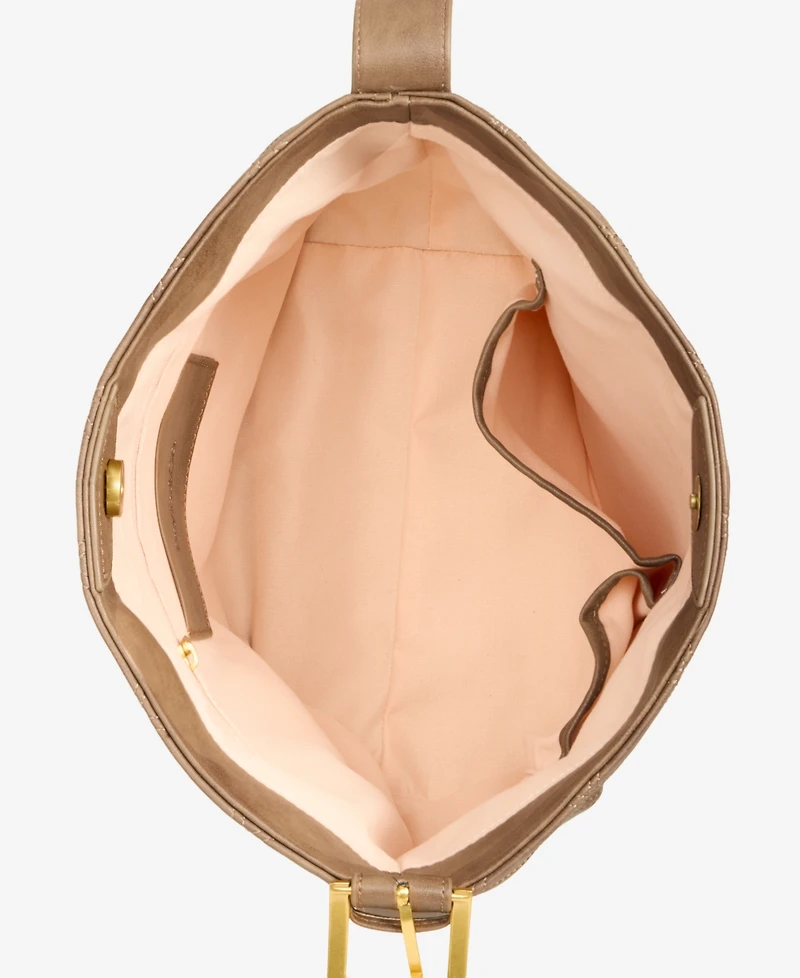 Style & Co Diamond Quilted Bucket Bag, Macy's Exclusive