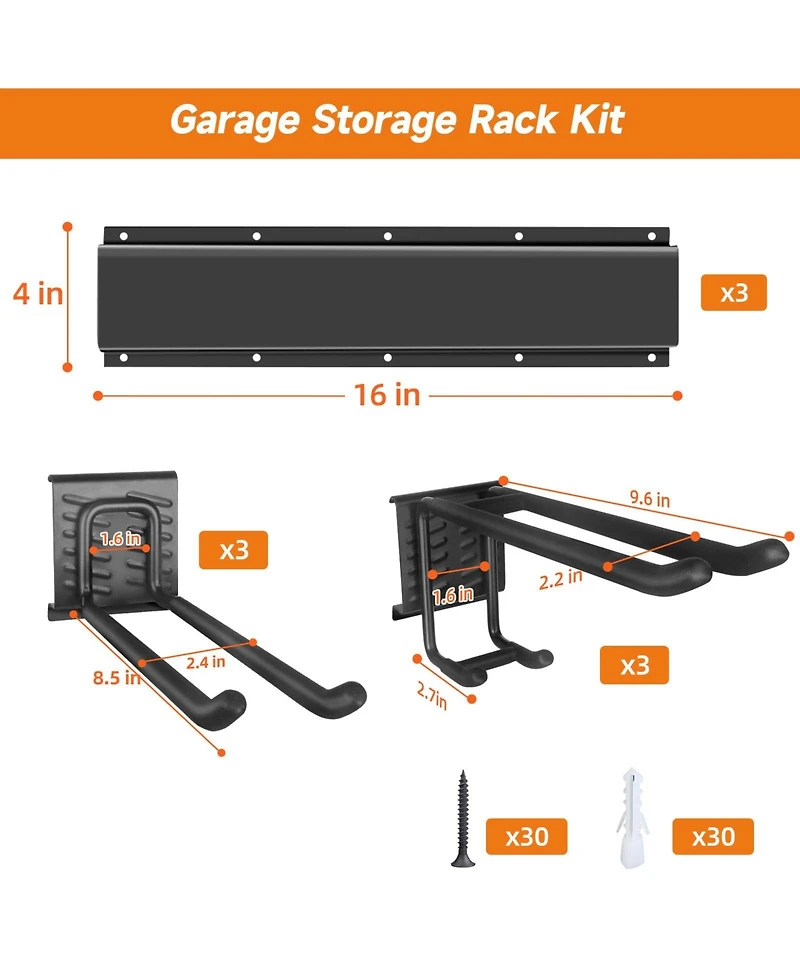 Xdovet Wall mounted tool organizer rack