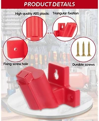 Xdovet Tool Rack Wall-Mounted Angled Organizer