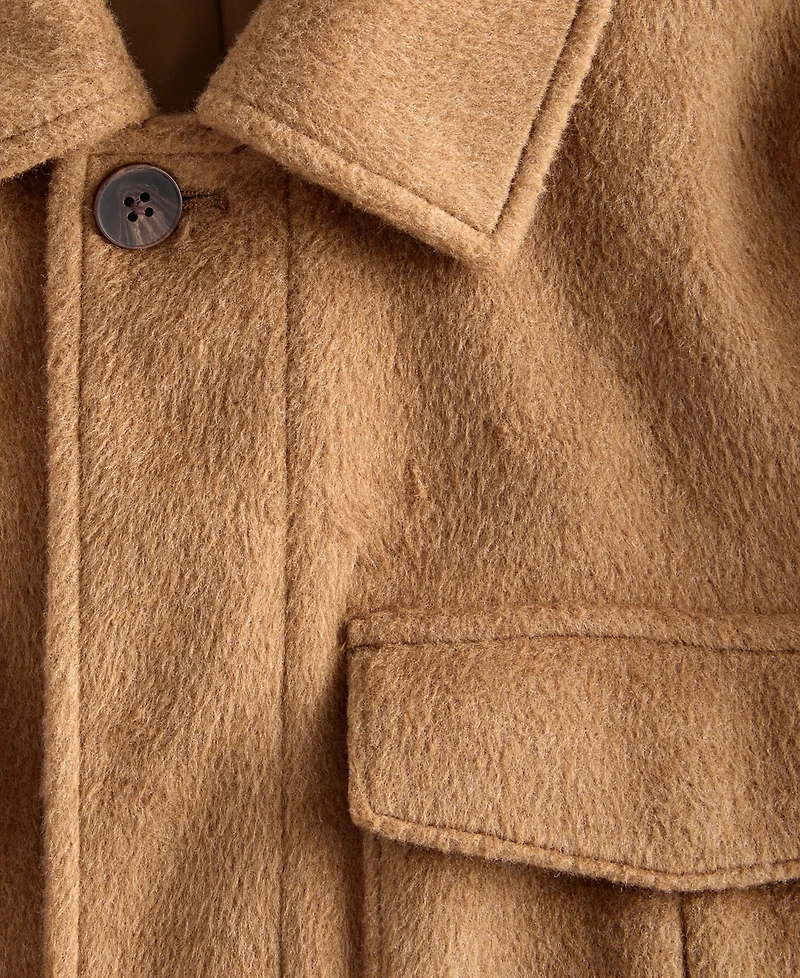 Alfani Men's Wool-Blend Lined Zip Jacket, Macy's Exclusive