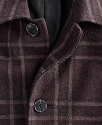 Alfani Men's Blake Window-Pane Plaid Coat, Macy's Exclusive