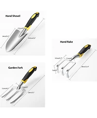 Xdovet Garden Tool Set Shovel Trowel Rake Weeder Shear