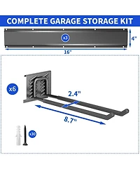 Xdovet Wall Mount Garden Organizer with Hooks