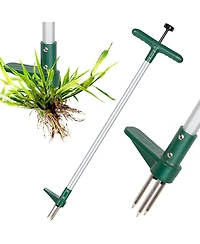 Xdovet Weed Puller Stand Up Weeder 3 Claws Root Puller