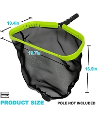 Xdovet Pool Skimmer Net Nylon Mesh Aluminum Frame