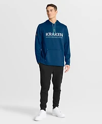 Fanatics Men's Deep Sea Blue Seattle Kraken Authentic Pro Rink Hoodie