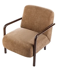 Glitzhome Mid-Century Modern 31.25" Foam Thick Armchair