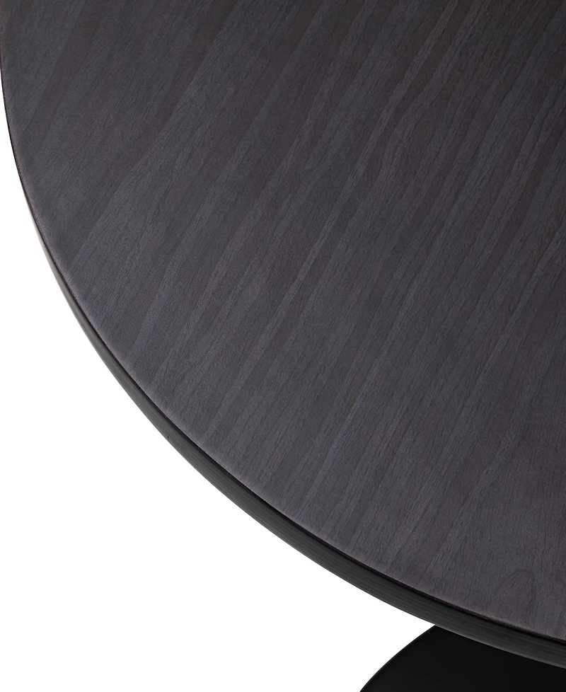 Glitzhome Modern 39.5" Metal Round Bar Table