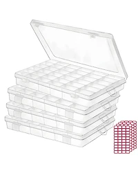 Xdovet Plastic Organizer Box Adjustable Dividers Bead Craft Fishing Tackle Storage