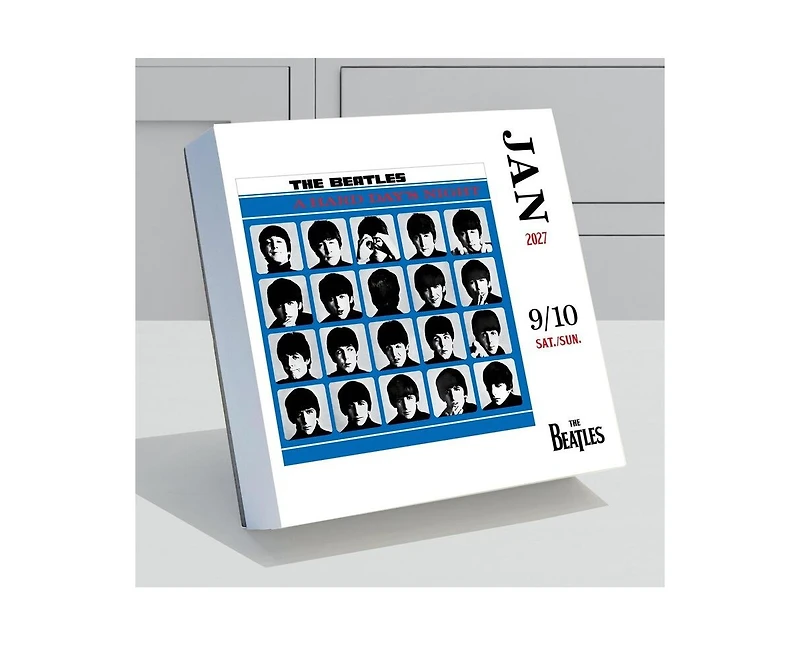 Tf Publishing Paper Goods 2027 The Beatles Daily Desktop Calendar