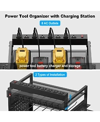 Xdovet Power Tool Organizer Floor Stand Charging Station Drill Holder