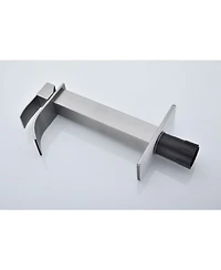 Busdyas Single Handle Waterfall Spout Bathroom Faucet for Vanity Sink