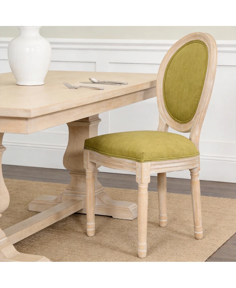 Streamdale Furniture French Country Upholstered Dining Chairs Set of 2