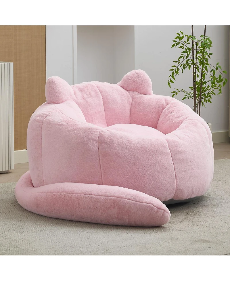 Streamdale Furniture Cat-Shaped Bean Bag Sofa