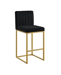 Streamdale Furniture Modern Fashion Counter Height Stools with Backrest Set of 2