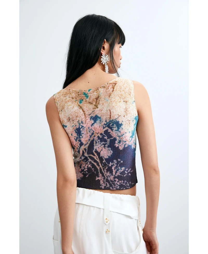 Desigual Women's Printed sleeveless t-shirt