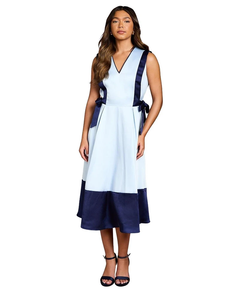 Coast Women's Bow Satin Midi Dress