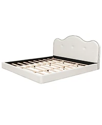 Streamdale Furniture King Size Upholstered Platform Bed