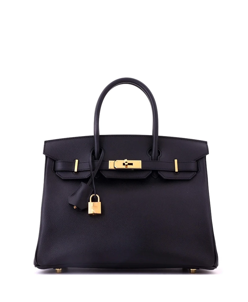 Pre-Owned HERMES Birkin 30 Handbag Epsom with Gold Hardware