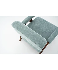 Streamdale Furniture Mid-Century Modern Tufted Accent Chair with Solid Wood Frame
