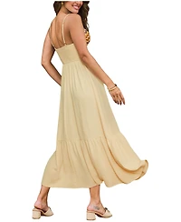 Cupshe Women's Formal Invitation Chevron Maxi Beach Dress