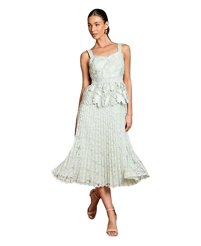 Coast Women's Lace Peplum Midi Dress